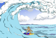 Game-surf-surf-point-blue