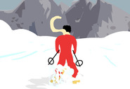 Jiżżerżqu-logħba-bi-skier-alkoħoliku
