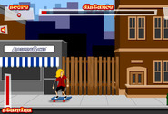 Golf-skate-in-de-stad