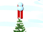 ایک-snowman-کے-ساتھ-سکی